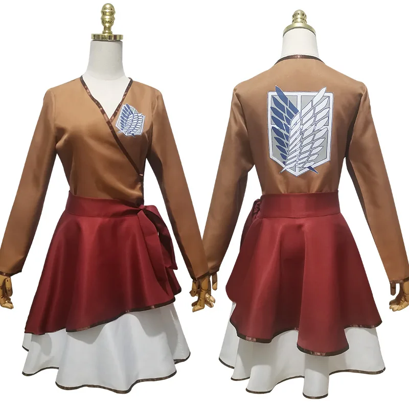 

Attack on Titan Anime Cosplay Dress Up Investigation Corps Wings of Freedom Same Style Lolita Kimono Anime Cosplay Costume