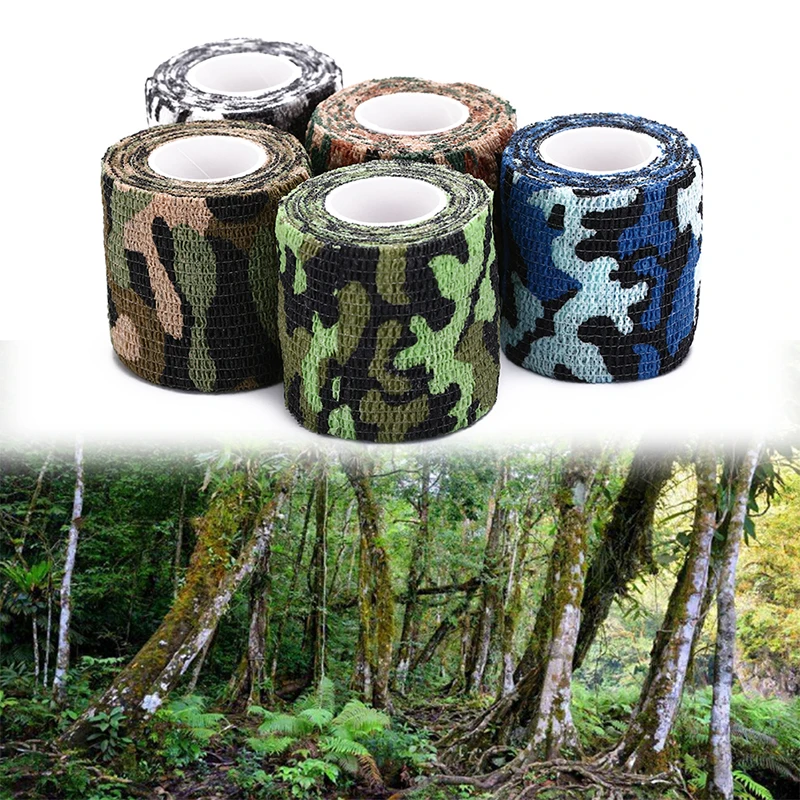 

Retaining Plastic Retractable Non-woven Outdoor Camouflage Tape Hunting Outdoor Hunting Camouflage Tape For Tree Stands Hunting