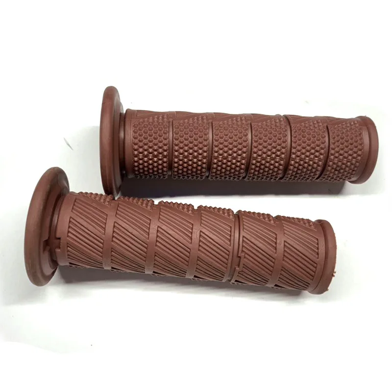 1 пара универсальные мотоциклетные Нескользящие рукоятки Cafe Racer руль дроссельной