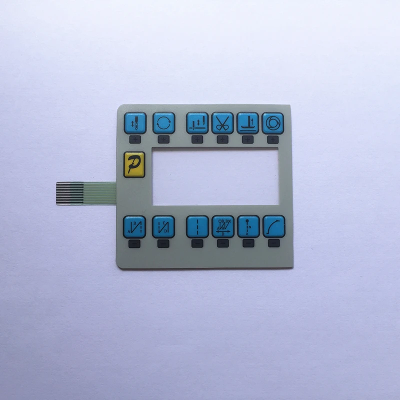 

POWERMAX control box operation panel sheet board keypad membrane sticker auto computer paper industrial sewing machine part