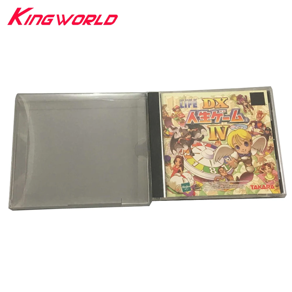 10 шт. прозрачный дисплей коробка для Playstation PS1 коллекция игровых карт футляр