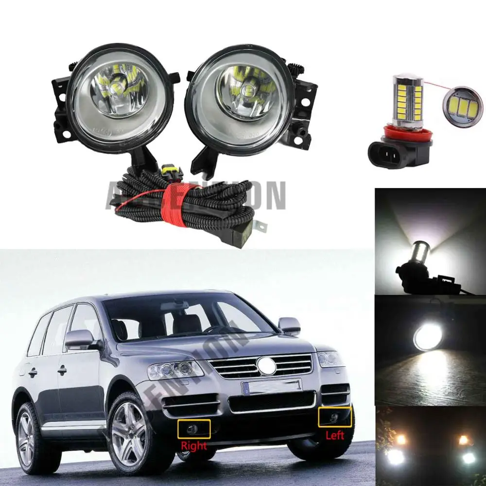 Автомобильный Стайлинг светодиодный светильник для VW Touareg 2003 2004 2005 2006 2007 передний