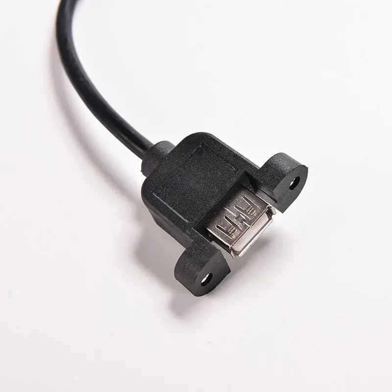 30 см USB 2 0 A Male to USB2.0 Female Extension формованная Панель Крепление Удлинительный порт