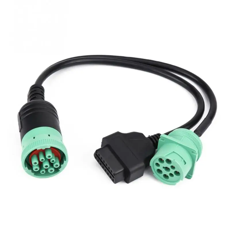 

OBD 2 High Speed Extension Splitter Y-Cable 9 Pin Male Female to 16 Pin Adapter