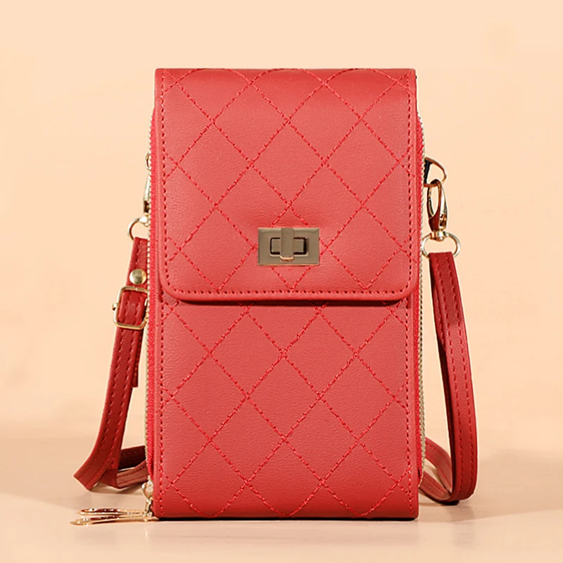 

Touchable Fashion Mini Women Shoulder Bag PU Leather Phone Crossbody Bag Ladies Purse Brand Designer Clutch Female Messenger Bag