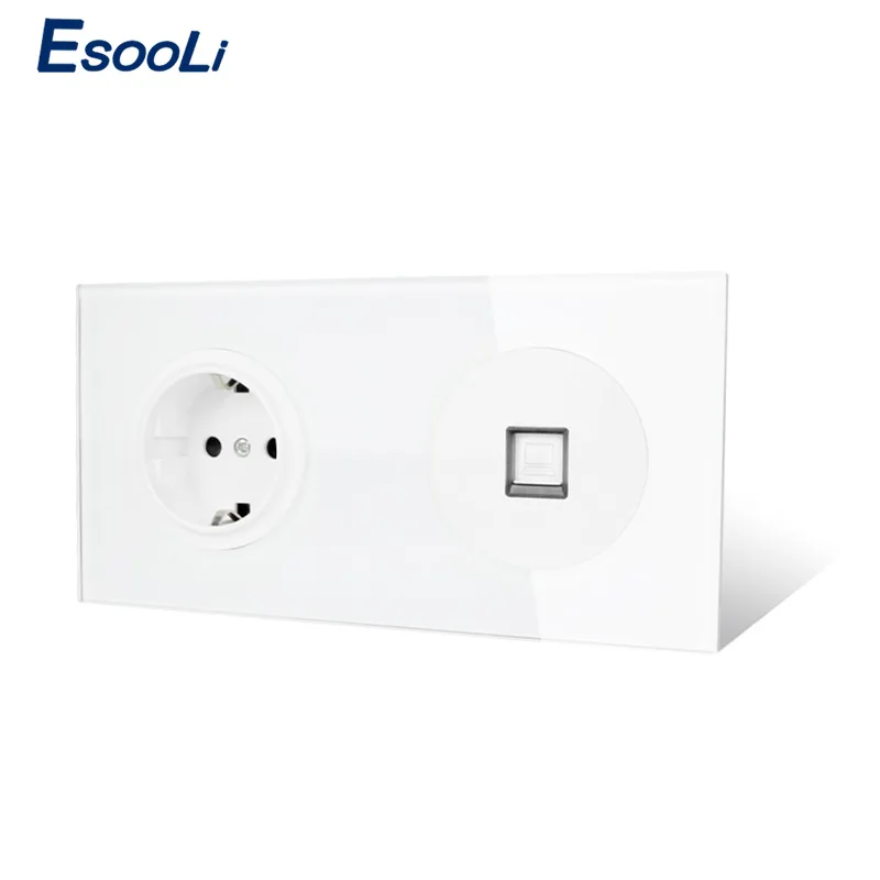Панель Стеновая прозрачная из закаленного стекла Esooli панельная черная