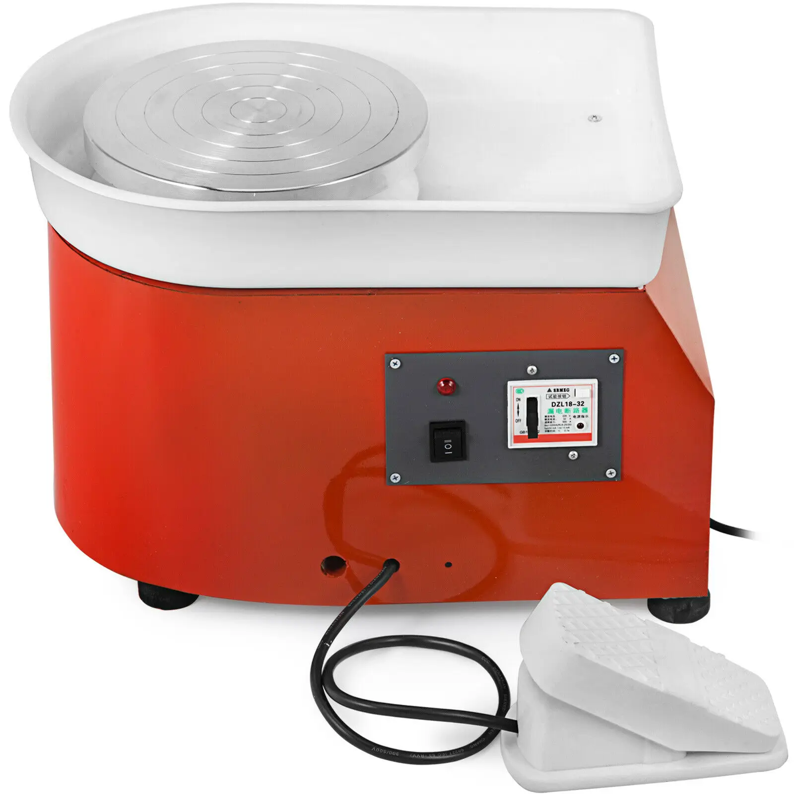 

Electric Pottery Wheel Ceramic Machine 25cm Pottery Wheel Machine 280W Pottery DIY Kit with Shaping Tool Kit for Ceramic Work