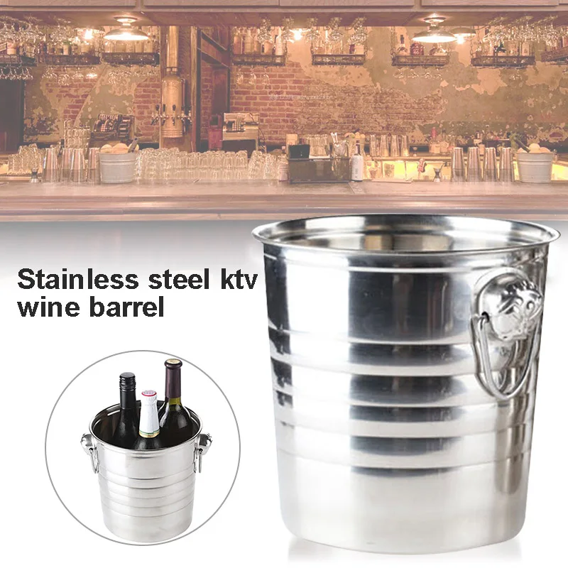 Гидравлическое ведро из нержавеющей стали для шампанского вина свадебной