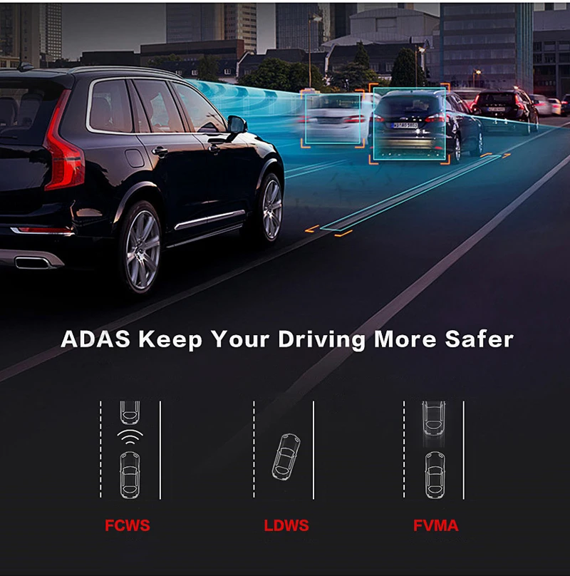 7 дюймов 4G ADAS Android Приборная панель автомобиля DVR gps навигация FHD 1080P двойной объектив видеорегистратор g-сенсор Автомобильный видеорегистратор