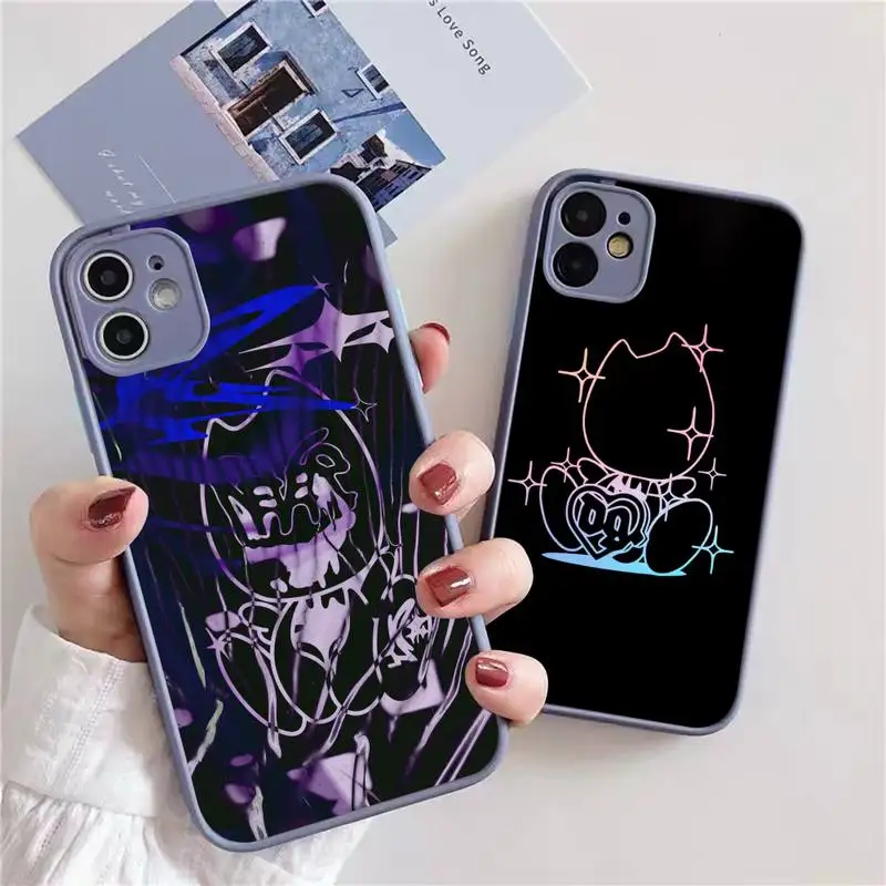 

Drain Gang Phone Case For iphone 13 12 11 xr xs x 7 8 pro max Light gray Soft TPU Silicone Clear Case Cover