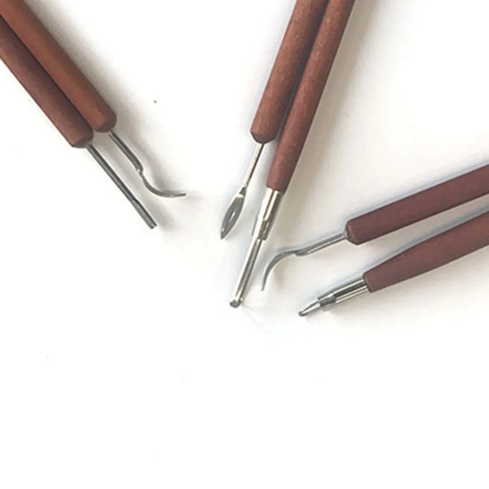 6 шт. глиняные инструменты скульптора набор инструмент для резьбы по дереву