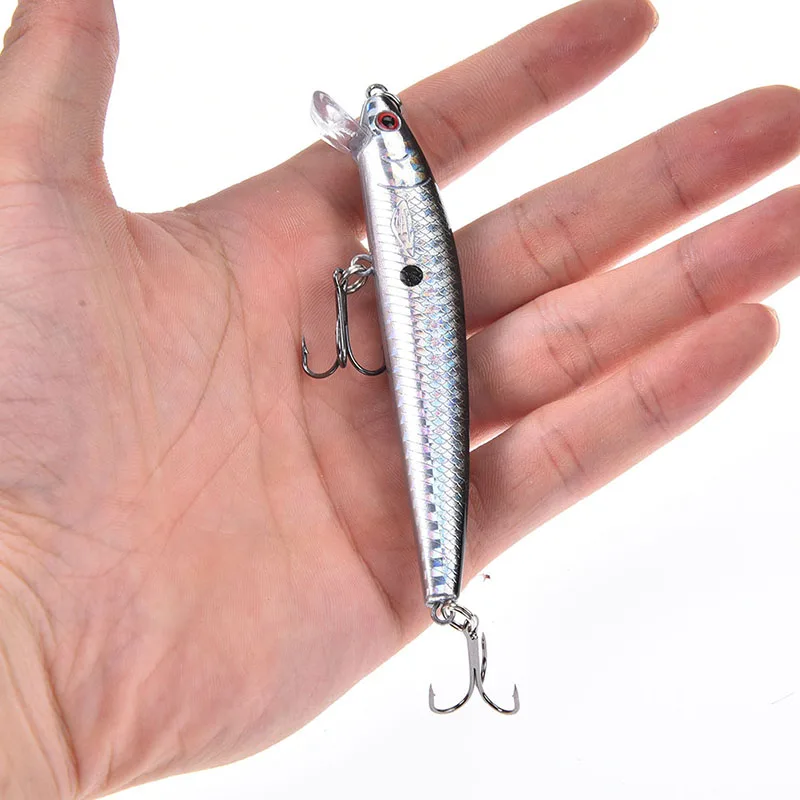 

1pc Fishing Lure Hard Bait 9.5cm 9g Minnow Crankbait Wobblers Peche Bass Artificial Baits Pike Carp Lures Swimbait