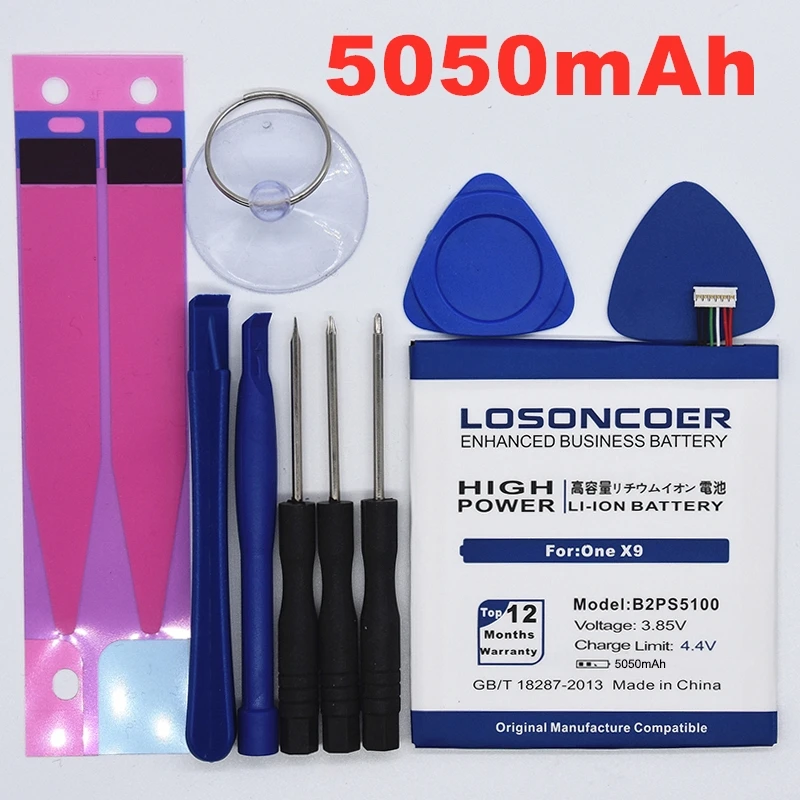 LOSONCOER 5050 мА/ч, B2PS5100 Батарея для htc один X9 X9U X9E E56ML Desire 10 pro D10W D820U D820S D820T 826D 826W