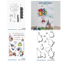 gnome balloon metal cutting dies and stamps for diy dies scrapbook template photo album decoration embossed paper card craft die