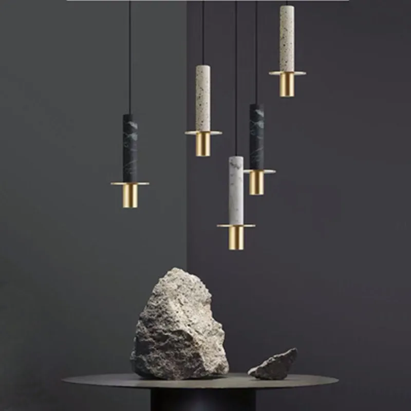 Nordic bedroom bedside lamp net red ins chandelier bar table modern creative light luxury marble |