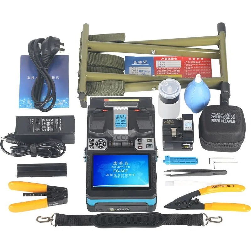Автоматический интеллектуальный сварочный аппарат COMPTYCO FS 60F для оптоволокна FTTH