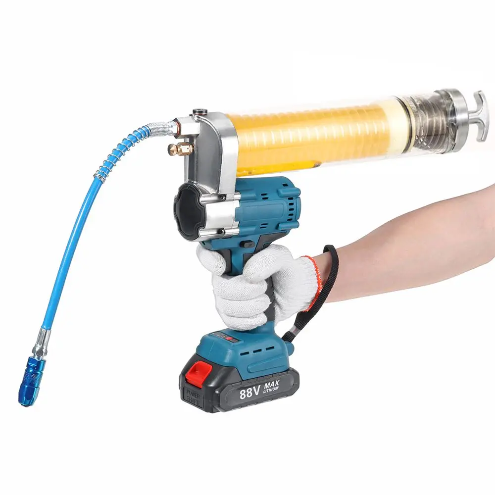

12000PSI Rechargeable Electric Grease Gun High-pressure 600cc Excavator Grease Gun Automotive Greaser Mechanical Gear Greaser