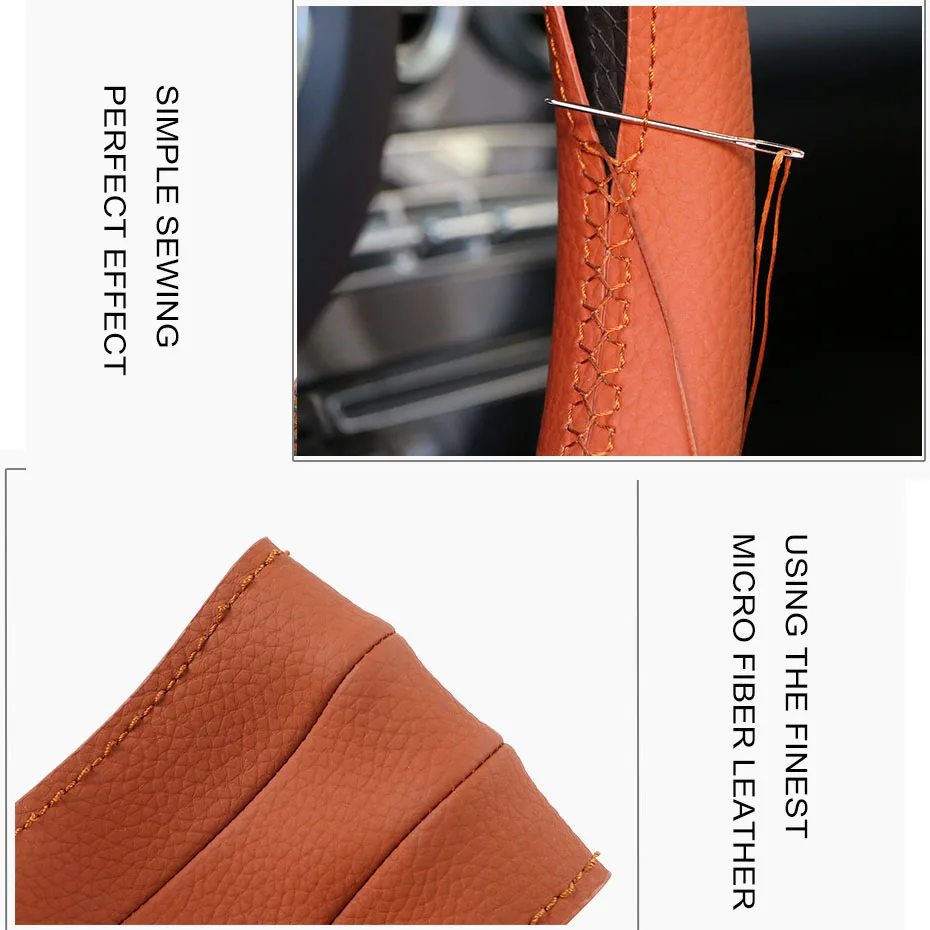 O SHI автомобильный 3D универсальный чехол рулевого колеса автомобиля/Авто Руль