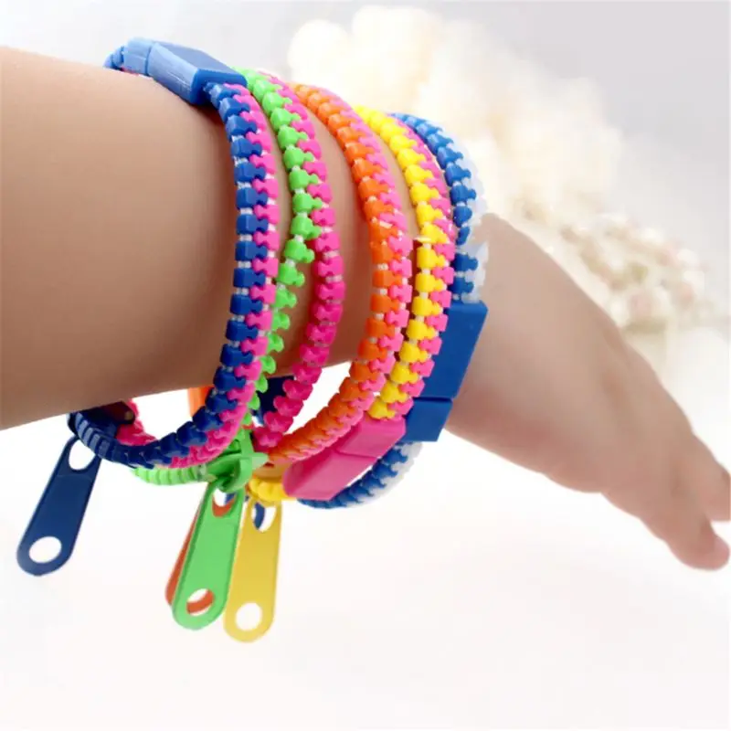 

12PCS Friendship Fidget Zipper Bracelets Sensory Toys Bulk Set,Party Favors for Kids Goodie Bags Easter Egg Basket kids toy