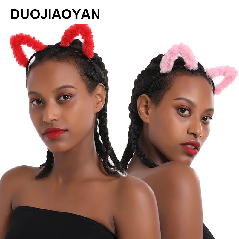 Cosroom пикантная обувь с украшением в виде кошачьих ушек для женщин лента волос (4