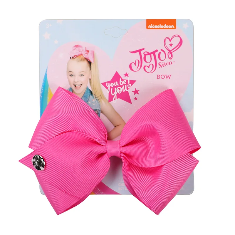 Заколка для волос с бантом Jojo Bows 5 дюймов мультяшный большой бант детская лента