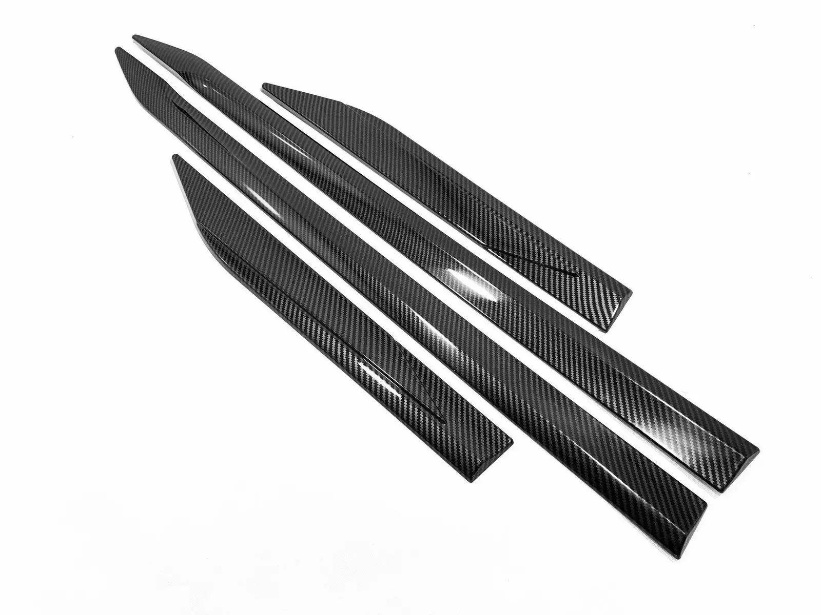 

4pcs ABS Carbon Fiber Style Side Body Molding Cover For Toyota RAV4 2019-2020