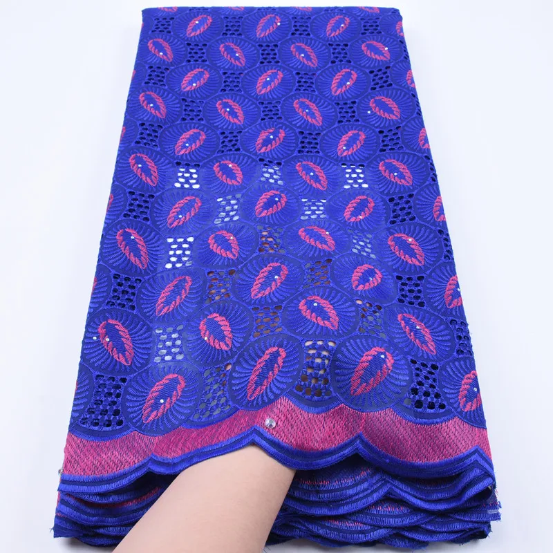 

Последняя модель Африканской модели 100% хлопковое кружево «швейцарская вуаль» в Швейцарии с сетчатыми отверстиями