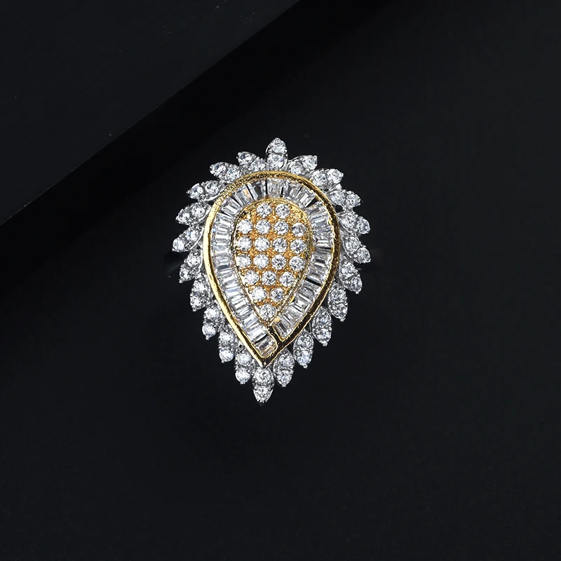 Свадебные ювелирные изделия Be 8 с блестящим кубическим цирконием Дубай набор из 4