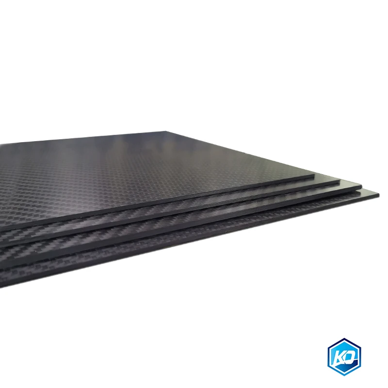 0 5 мм 125X75 3K Twill Матовая Глянцевая углеродная пластина панели листы высокой