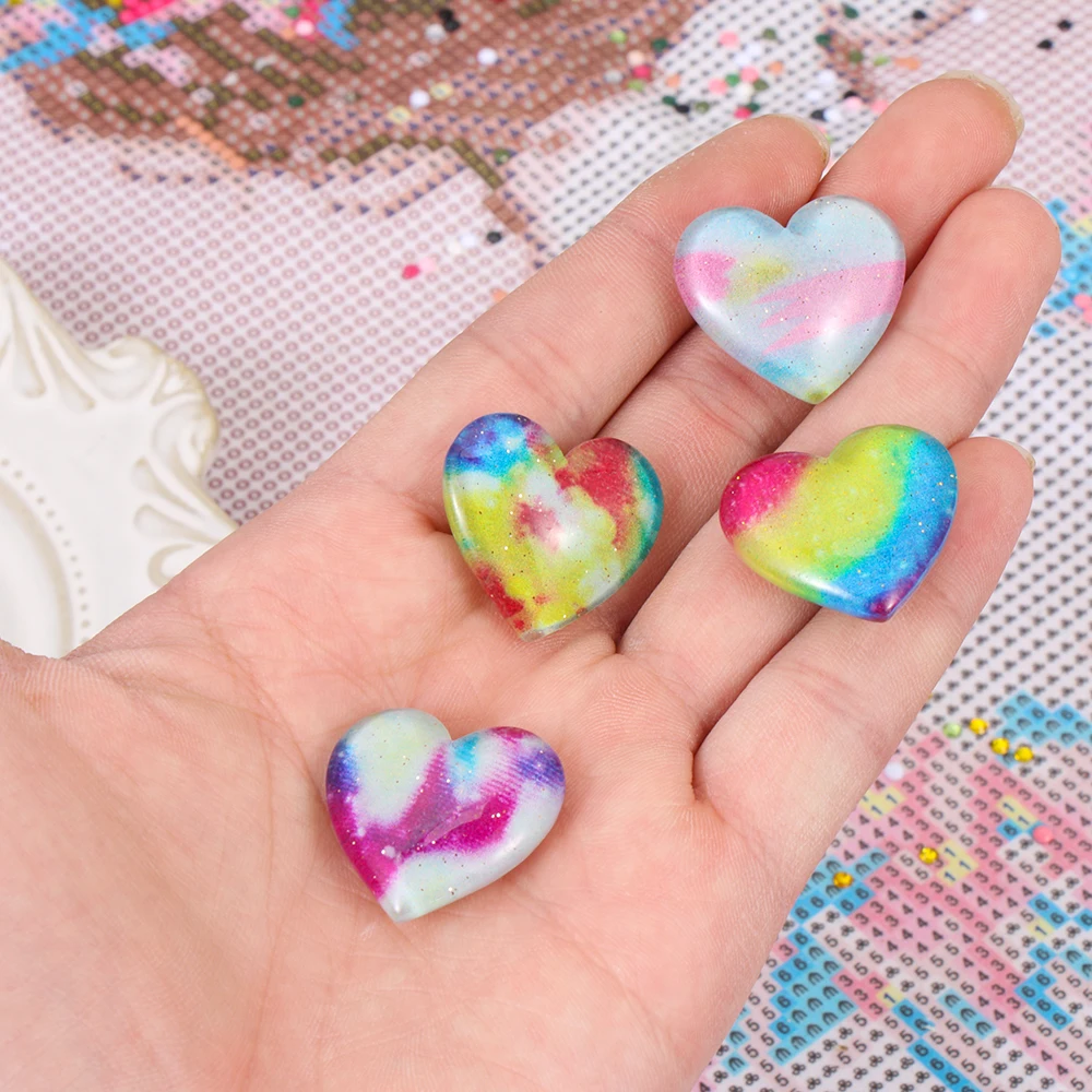 Держатель для бумаги в форме сердца алмазный магнит картин инструменты вышивки