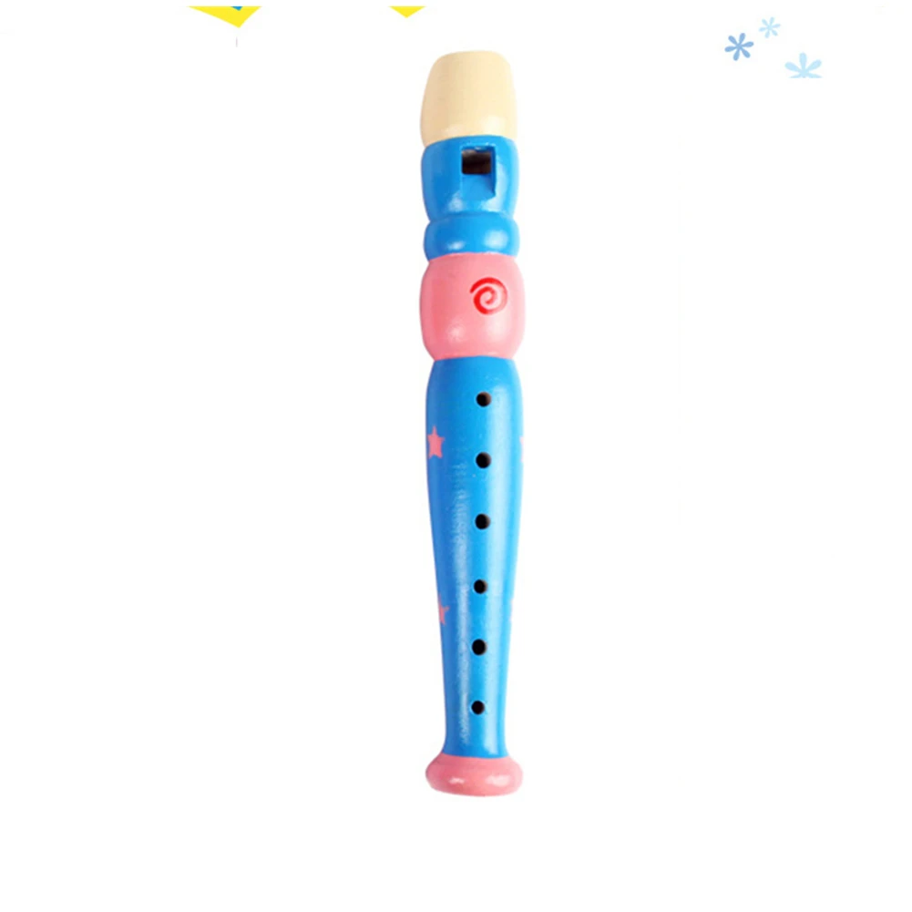 Цветная деревянная труба гудок флейта деревянный ветер музыкальный инструмент