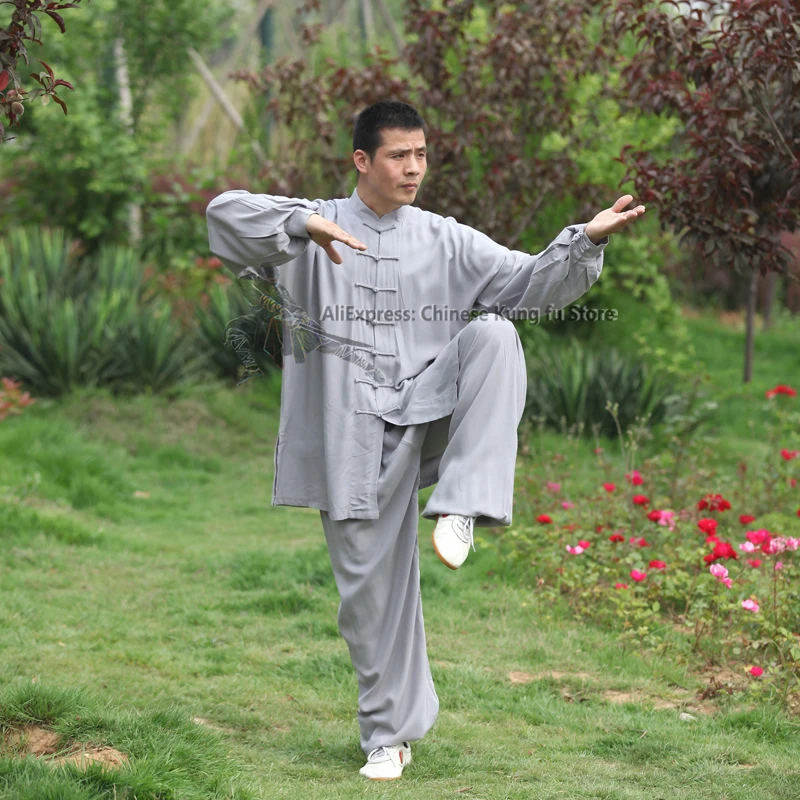 Хлопковая Униформа Tai chi 6 цветов высококачественная одежда кунг фу для детей и