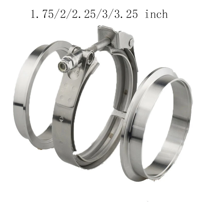 V Band Clamp 1 75/2/2.25/3/3. 25 дюймовый мужской/женский фланцевый комплект v образной
