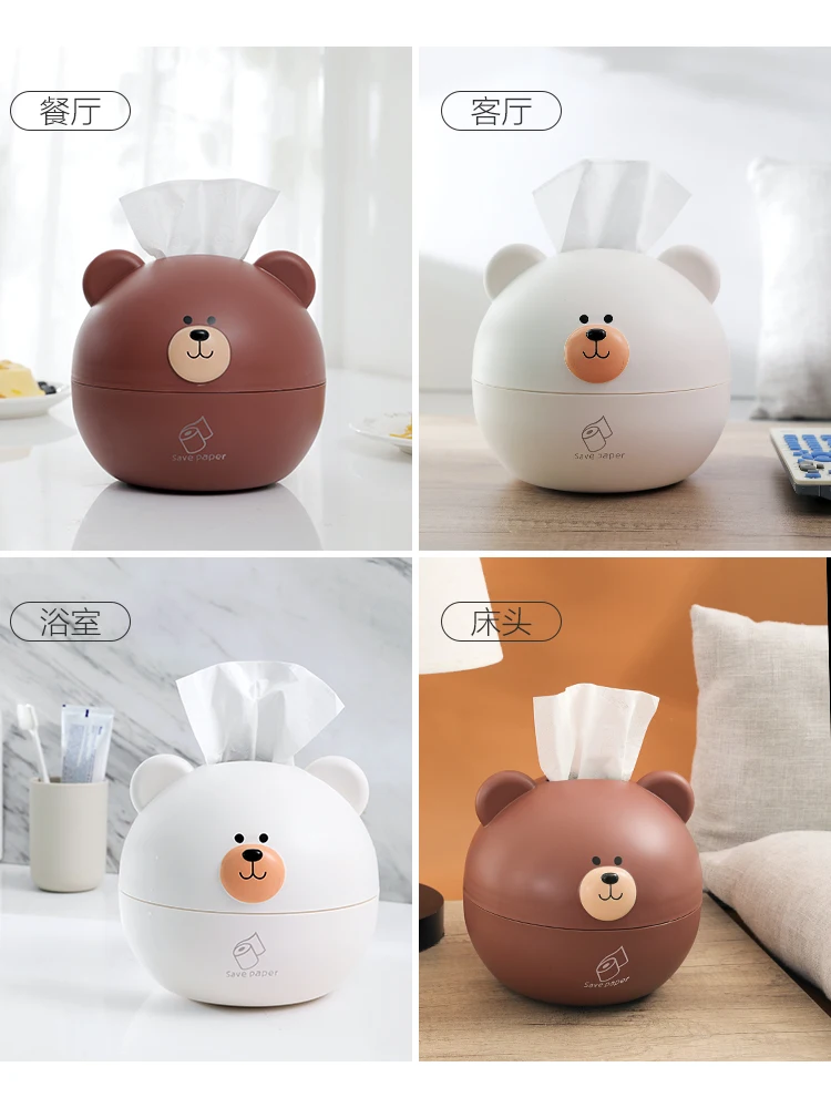 

Minimalist Creative Tissue Box Decoration Home Living Room Cute Roll Paper Napkin