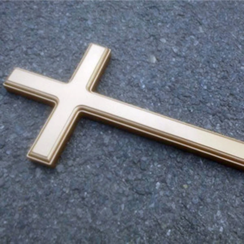 Крест Иисуса из твердой древесины 30 см настенные украшения Кулон