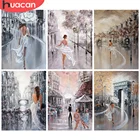 HUACAN Бриллиантовая мозаика для рукоделия 5D, уличная вышивка, наборы для вышивки крестиком, подарок ручной работы