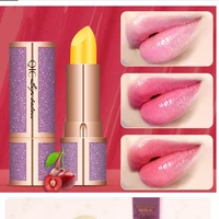 1pc star sky moisture lip balm long lasting natural cherry lipstick mood changing long lasting moisturizing lipstick t0555