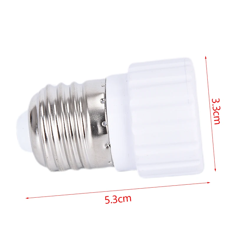 

1pc E27 To GU10 Led Lamp Bulb Base Conversion Holder Converter Socket Adapter GU10 to E14