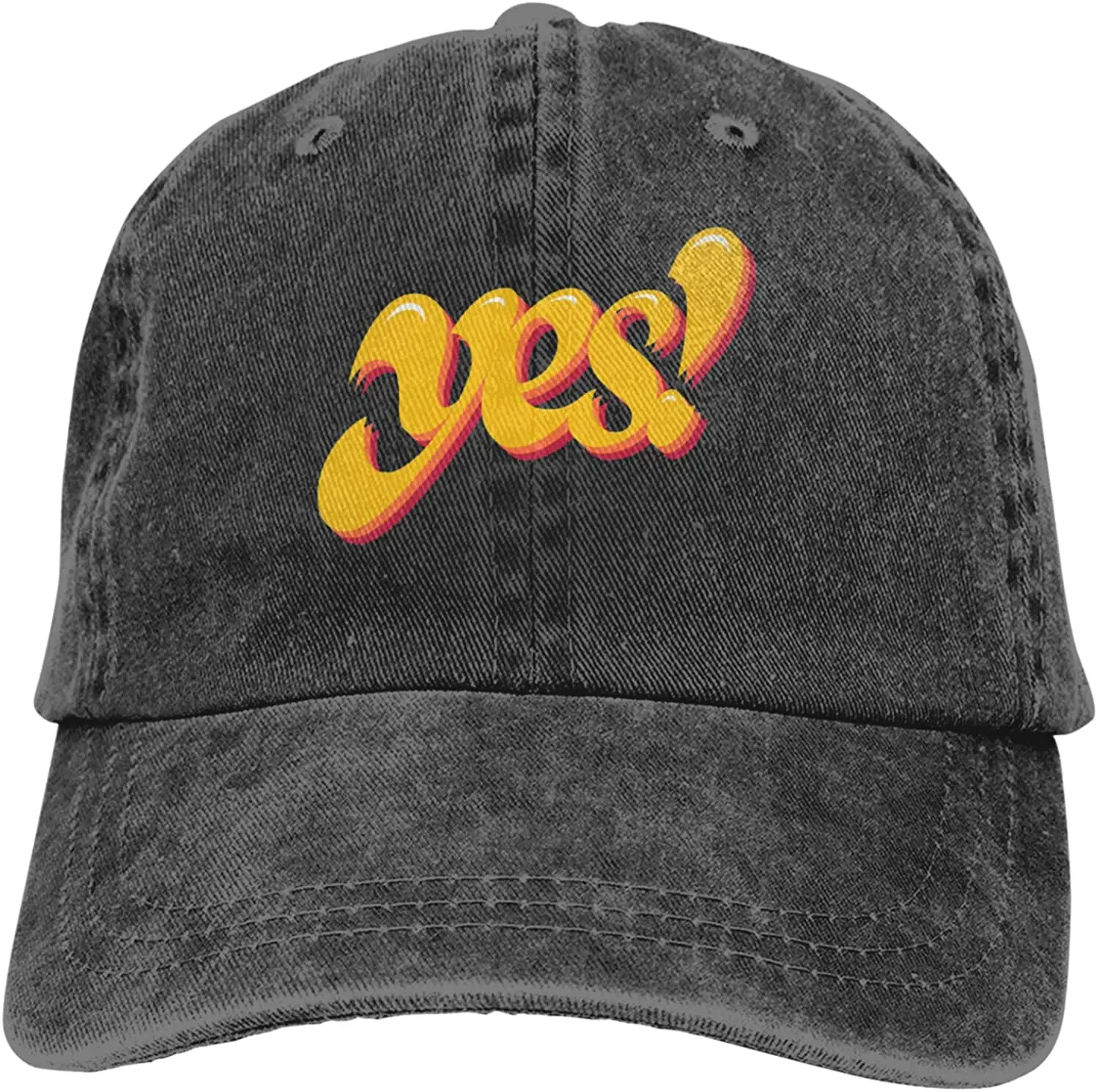 

yes Customized Printed Pattern Adjustable Unisex Baseball Cowboy hat