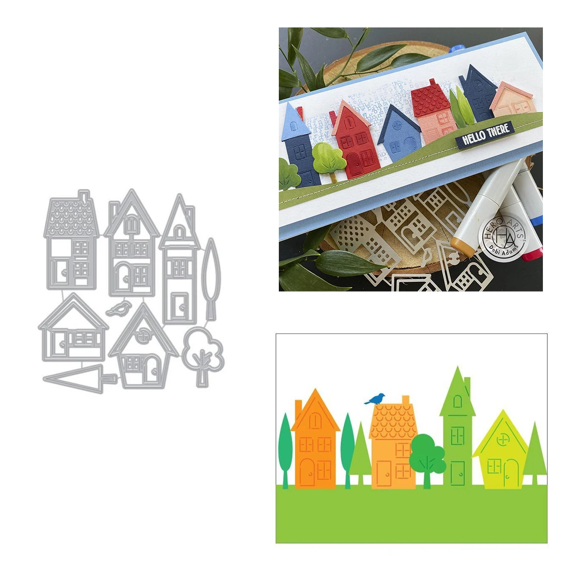 

House Metal Cutting Die Scrapbook Embossed Paper Card Album Craft Template Cut Die Stencils New for 2021 Arrive