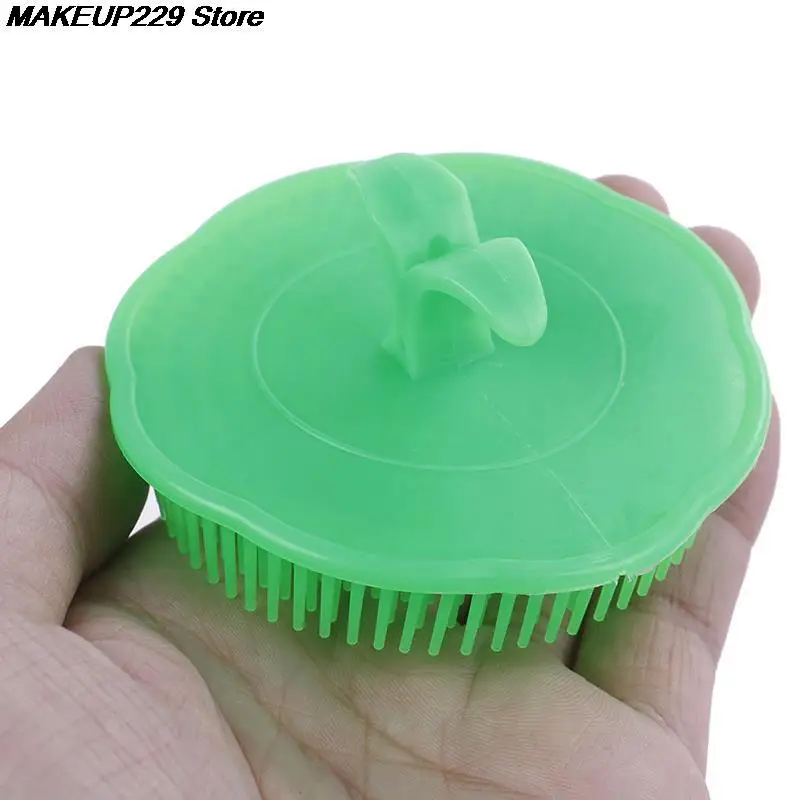 1 шт. силиконовая щетка для мытья головы и кожи | Красота здоровье