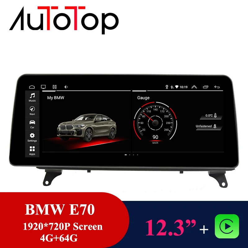 AUTOTOP 12 3 &quotBMW X5 E70 Android автомобильное стерео радио для BMW X6 E71 2008-2013 CCC CIC WIFI авто GPS