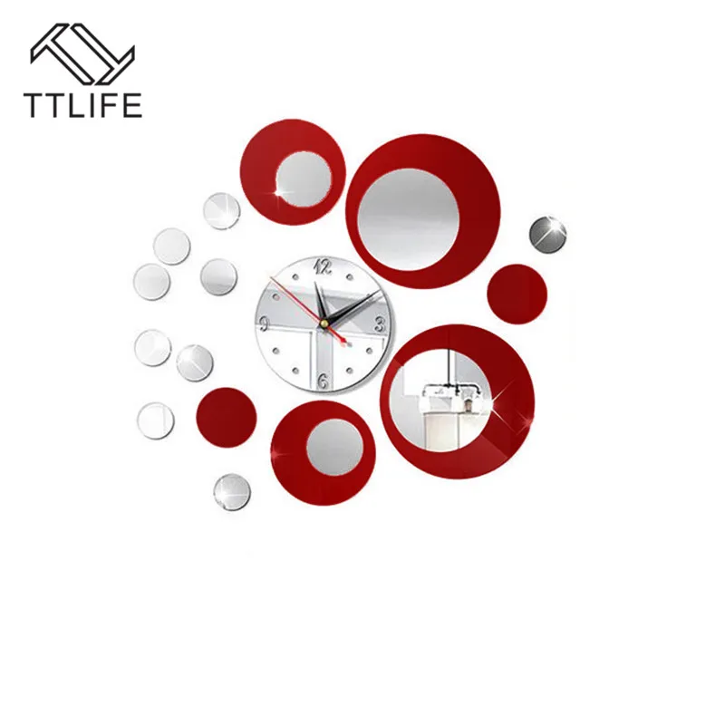 

TTLIFE Modern Background Mirror Environmental Protection Wall Decoration Wallpaper Sticker Creative Romantic DIY Room Decor 2019