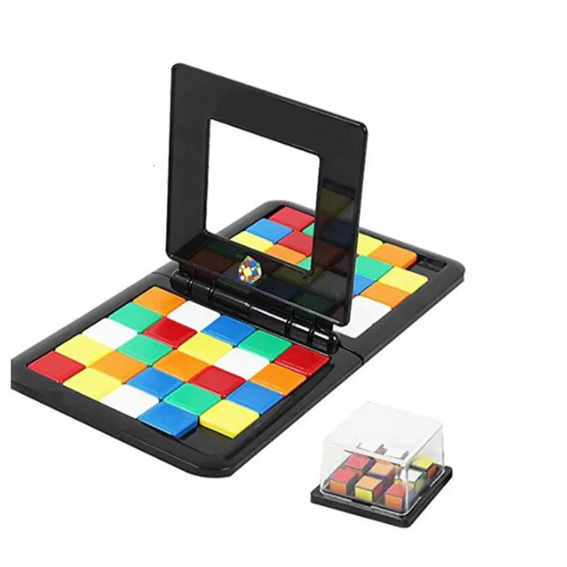 Puzzle Cube 3D Race Board Game Kids Adults Education Toy Parent-Child Double Speed Magic Cubes | Игрушки и хобби