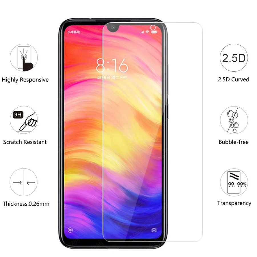 3 шт./лот 9H HD прозрачное высокочувствительное закаленное стекло для xiaomi mi 9T 9 8 SE Red