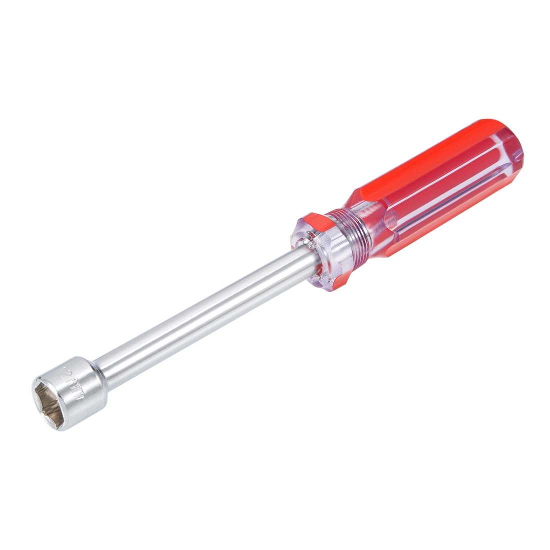 

Uxcell Non-Magnetic 12mm Nut Driver Red Coded Handle with 3.7 Inch Shaft