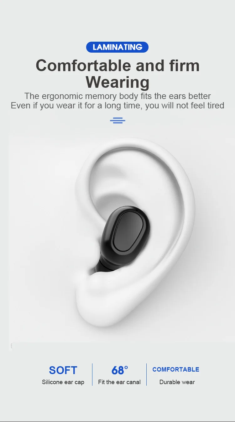 Беспроводные bluetooth-наушники Erilles водонепроницаемые стерео звуковые игровые