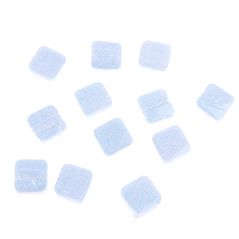 12 шт. шипучий очиститель для стиральной машины|Губки и металлические мочалки| |