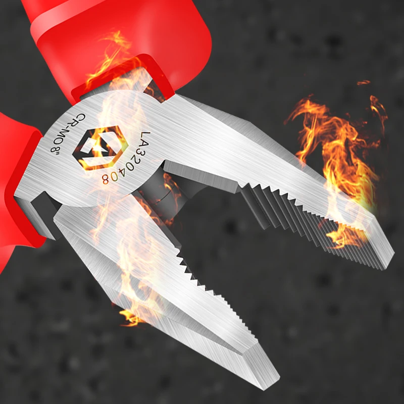 Изолированные кусачки для проводов LAOA VDE плоскогубцы с длинным носом