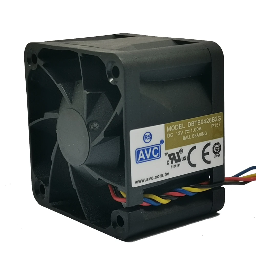 Новый и оригинальный AVC 4028 12В 1.00a dbtb0428b2g 4 см усилитель мощности сервера Вентилятор T2 PWM